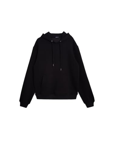 Quokka Men's Hoodie - Cozy & Durable Fall & Winter Clothing for Mens Black