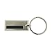 Metro Jewelry Stainless Steel Resin Stripe Key Chain for Men 18 mm