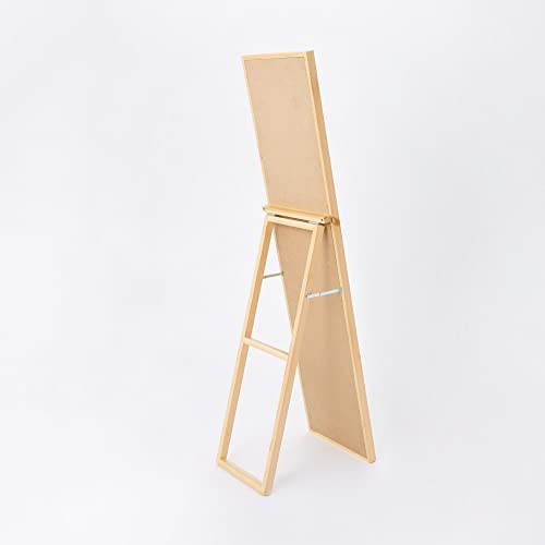 無印良品 パイン材ミラー 幅36×奥行50×高さ143cm 12058502 の商品画像 3