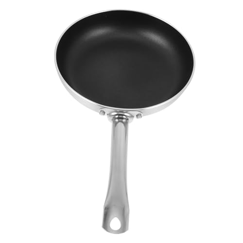 ULTECHNOVO 1Pieza Sartén de Aluminio Mango Individual Antiadherente y Duradera para Freír Huevos y Compatible con Cocina de Inducción y Gas
