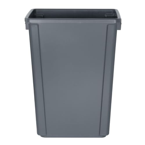 Cubo de basura gris de 60 L Jantex estrecho para reciclaje y basura orgánica 2
