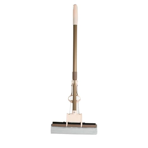 Image of Foam Mop with Super Absorbent Roller Sponge, Floor Cleaning Mop with Extendable Handle for Tiles, Kitchen, Bathroom & Home Cleaning