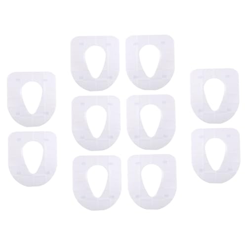 SUPVOX Waterproof Toilet Cushion 30pcs Disposable Seat Covers Travel Essential Gentle on Skin No Cleaning