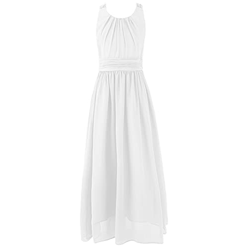 Abito da sposa principessa in chiffon da bambina.