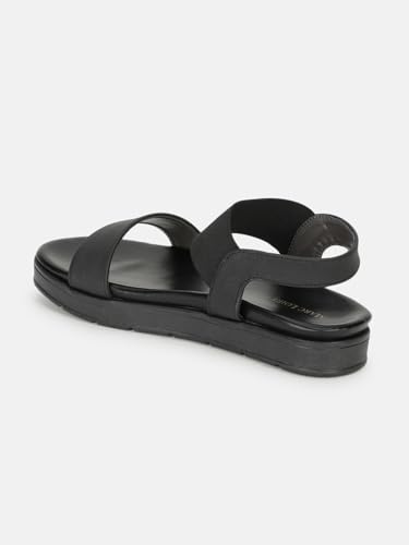 Image of Marc Loire Women Smart Casual Platform Heel Fashion Sandal With Slingback Strap