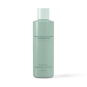 Marini SkinSolutions Bioglycolic Oily Skin Cleansing Gel – Glycolic Acid Face Cleanser for Extremely Oily/Problem-Prone Skin – Cruelty Free – Made in the USA – 6 fl oz