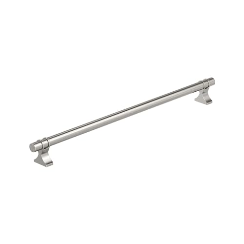 Image of Amerock Davenport 12-5 /8 inch (320mm) Center-to-Center Satin Nickel Cabinet Pull, BP36698G10