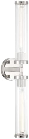 Crystorama Jarvis 29'' LED Polished Nickel Sconce