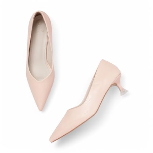 Image of Marc Loire Women's Kitten Heel Pump Shoes for Formal and Office Wear