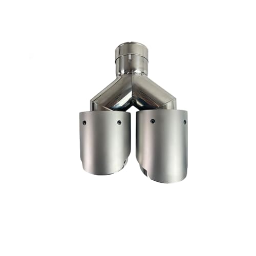 Silencieux échappement double couche acier inoxydable haut de gamme double Y 63mm