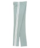 [Bee] ビー 裏起毛ラインレギンス ガールズ ボーイズ 女の子 男の子 キッズ スパッツ 伸縮性 ストレッチ 裏ポカ あったか 部屋着 レギパン 秋 冬 bcu01294 100cm グレイッシュブルー