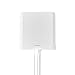 Price comparison product image Nedis 5G / 4G / 3G / GSM Antenna for Reliable Signal Reception with 2.5m LMR200 Cable, 698-5000 MHz, Suitable for Outdoor Use - White