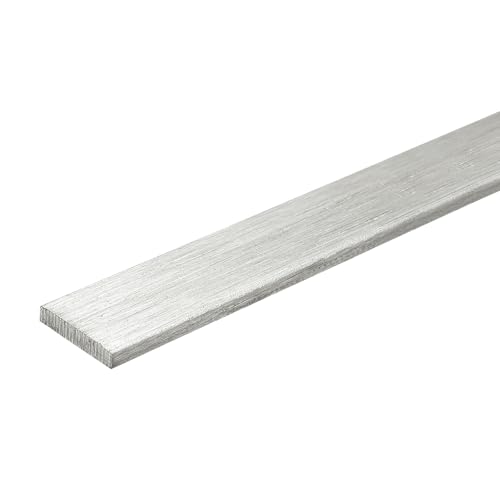 sourcing map 316L Stainless Steel Flat Bar 300mm Length 10mm Width 3mm Thickness Metal Strips Brushed Finish for DIY Kitchen Craft Machinery Building Chemical Industry, 1pcs