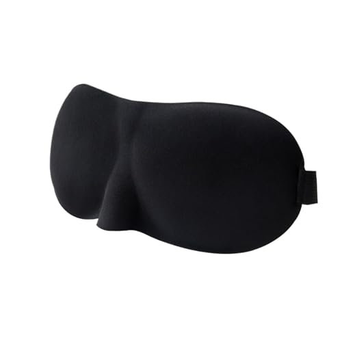 アイマスク 2 Pieces, Sleep Mask, Sleep Travel Eye Mask, Light Mask スリープマスク(Black)