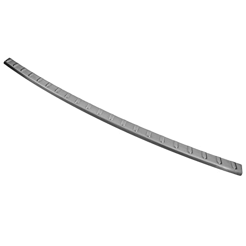 Aroba AR140-BR Protector de borde de carga de acero inoxidable cepillado compatible con Audi A5 Sportback año de fabricación 3.2009 – 11.2016, ajuste perfecto, color plateado