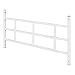 Defender Security SEGAL S 4752 Fixed Window Guard, 22-Inch - 38-Inch x 15, 3-Bar, Adjustable Width, NON-EGRESS, Painted White, Pack of 1
