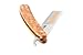 DOVO Inox Straight Razor with Olive Wood Handle 5/8 Inch, 10 g.