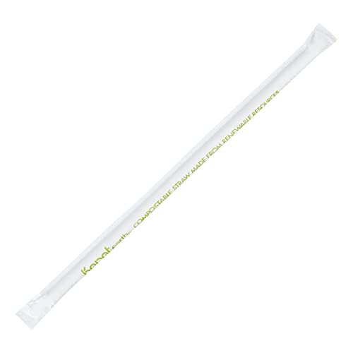 Karat Earth KE-C9340W Pitillos gigantes de papel blanco 9" miniatura 1