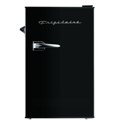 FRIGIDAIRE EFR376-BLACK 3.1 Cu Ft Black Retro Bar Fridge with Side Bottle Opener - image 9