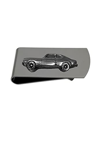 Pince à billets Capri MK3 ref74 voiture anglaise et porte-cartes effet étain
