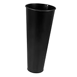 iplusmile Paragüero de Hierro Negro Pequeño Soporte Práctico y Estable para Exteriores Organizador Vertical para Porche y Entrada con Base Antigoteo para Varios Paraguas