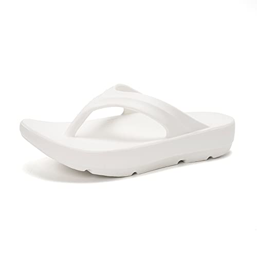 Image of FUNKYMONKEY Women's Comfort Flip Flops with Arch Support - Lightweight EVA Thong Sandals for Walking, Beach, and Daily Wear - Cushioned Footbed & Anti-Slip Sole