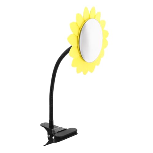 Miroir convexe jaune à pince Veemoon flexible de sécurité pour bureau