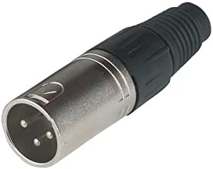 Alpha Audio Stecker XLR XLR(m), mit Plastiktülle und Zugentlastung, für Kabel bis 8mm Durchmesser
