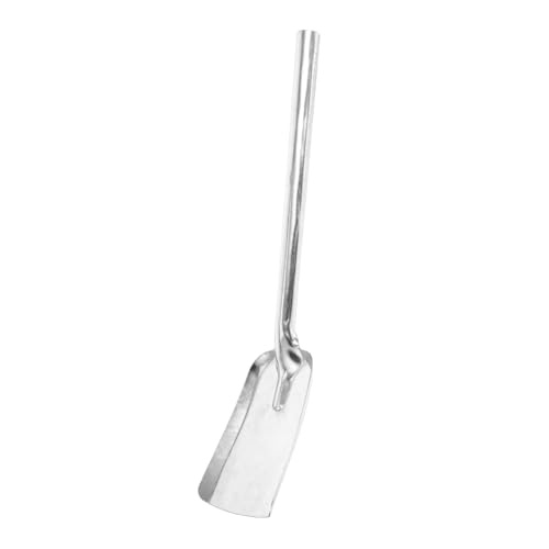 LOEFLIFA Paletta in Ferro Spessa Per Cenere Per Stufa e Riscaldamento Domestico Multifunzionale Resistente e Facile Da Usare Design Ergonomico Modellata Mano Per