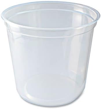 FABRI-KAL Prokal Deli Cont Polypro Clear, 24 onzas, 1000 CS