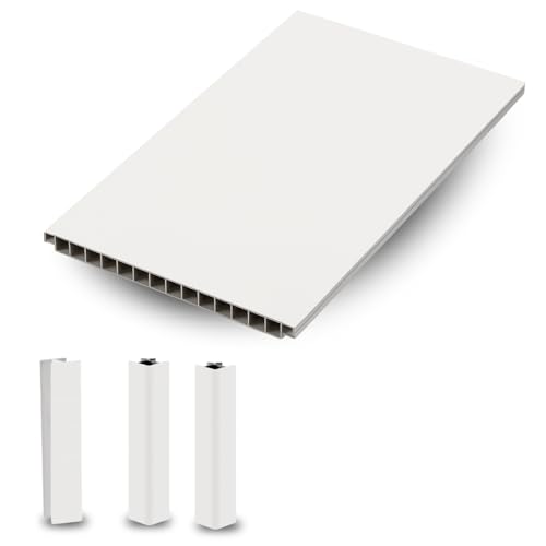 Evotrade - Plinthe de cuisine - Plinthe de profil L 2,5 m en PVC | Hauteur et couleurs au choix +...