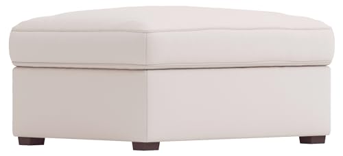 The Durable Polyester Kivik Footstool Cover Replacement is Compatible with Kivik Ottoman Slipcover. (Polyester Beige)