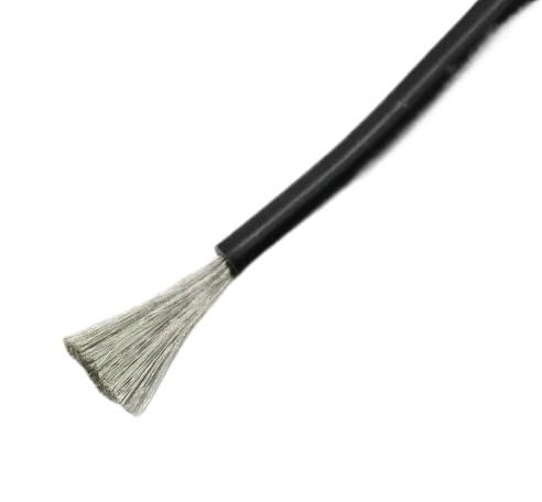 Przewód elektryczny, 20m 3/4/6/7/8/9/10/11AWG 50/75/95/120/150mm2 Bardzo miękki kabel silikonowy z cynowanym rdzeniem miedzianym do modeli samolotów baterią litową(9AWG 6mm2)