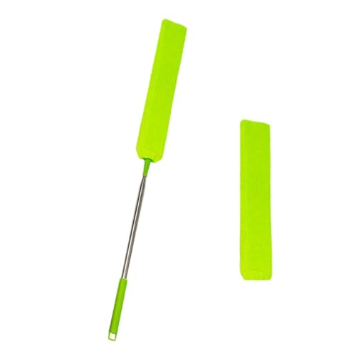 JUJUGEN 【新スタイル人気】格納式隙間ダストクリーナー 冷蔵庫/ソファの下掃除ツール マイクロファイバー隙間ダスター 薄いヘッドが しなって手が届きにくい隙間にもフィット のびのび床ホコリごっそりすき間職人 家具、冷蔵庫、カウチ、ベッドの下の掃除に最