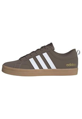 adidas Men's VS Pace 2.0 Shoes, Earth strata/FTWR White/Gold met., 10 UK