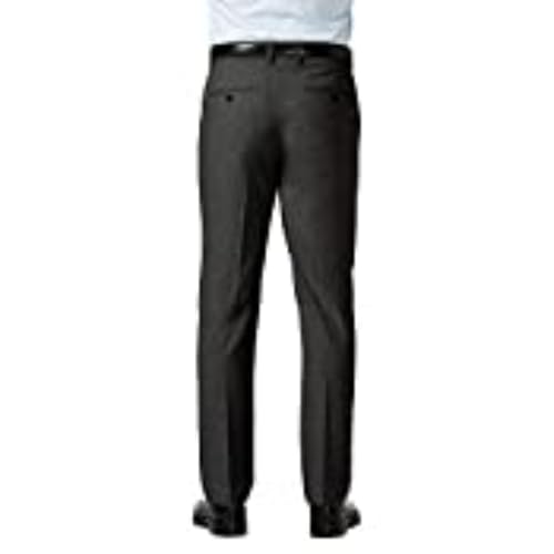 Men's Slim Fit Flat Front Super Flex Waistband Stretch Dress Pant3