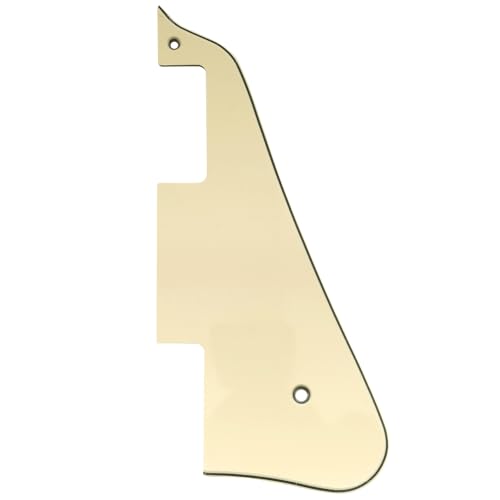 Musiclily Pickguard Golpeador para Epiphone Les Paul Standard de Fabricación China Stile Moderno, 3 capas Crema