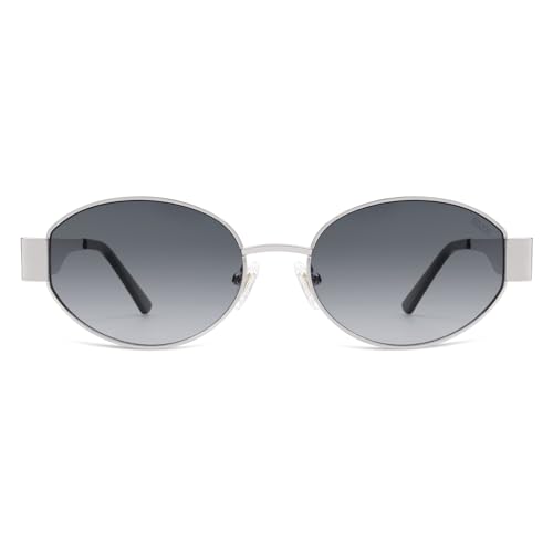 Image of SOJOS Retro Oval Sunglasses for Women Trendy Classic Shades UV400 Protection SJ1256