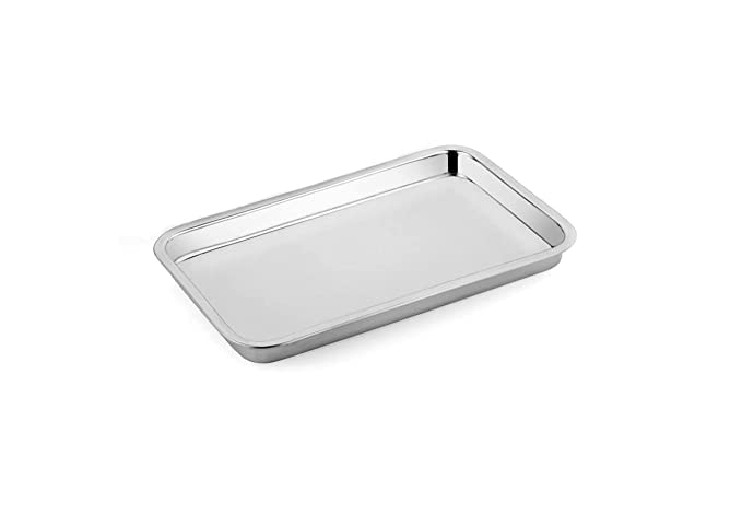 JONTY Stainless Steel DEEP Tray Square PURPORSE for Cake Sweet Pastry Muffins Camping, Events & Every Day Use Kitchenware in Various Sizes (L 38.5 x B 29) (B09CQC1X1Y) Amazon Price History, Amazon Price Tracker