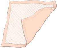 Whitestone 30" X 36" Ultrashield Premium Peach Underpads