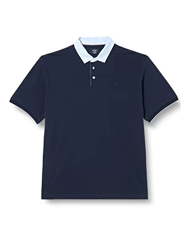 Hackett London Herren Woven Collar Polo Shirt, 5rsnavy Blazer, S EU Cover
