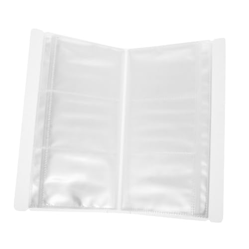 SOIMISS Álbum Transparente para Coleccionables Almacenamiento de Postales y Billetes Protector Ligero y Portátil para Tarjetas y Tickets de Conciertos Soporte para Fans