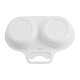 Besttoolifes Escalfador de huevos para microondas para cocina, máquina de huevos no escalfados, vaporizador de huevos compacto para una fácil limpieza, paquete de 3 incluye olla de huevos para
