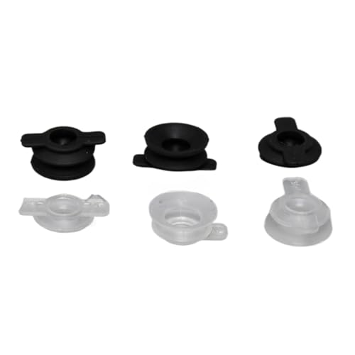 2pc Double Winged Suction Nozzle Double Ear Suction Nozzle Head Skin Suction Nozzle Double Ear Suction Nozzle Head (Black one)