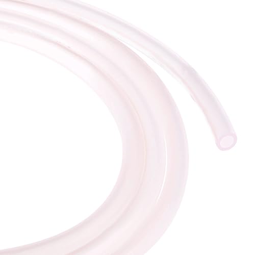 TOP-VIGOR Tuyau d'huile lubrifiante, 5 mm x 8 mm x 5 m, tuyau en caoutchouc pour irrigation, petit équipement, extérieur, jardin, tuyau d'eau, transparent