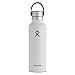 HYDRO FLASK - Cantimplora Isotérmica 621 ml - Botella Térmica Acero Inox. - Termo Aislamiento al Vacío - Tapón Flex Cap Acero Inox. y Recubrimiento Polvo - Libre de BPA - Apertura Estándar - White