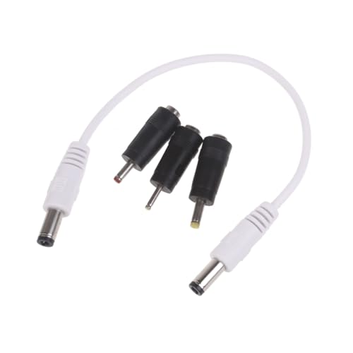 5.5x2.5mm Male Adapter Connector Cable with 4.0x1.7mm 3.5x1.35mm 2.5x0.7mm