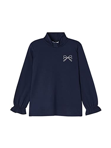 Mayoral Viscose Basic Turtleneck for Girls Navy