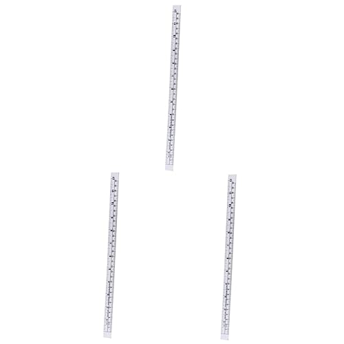 Balacoo 3 Pcs 12 12 Waterproof Oil-Proof Seamstress Tape Measure Self-Adhesive Fabric Measuring Tape Ruler for Sewing Machine 30cm Length 16mm Width