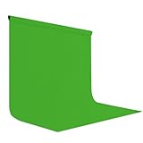 LYLYCTY 10x10FT Green Screen Backdrop Big Solid Color Photography Background for Video, Studio, Photo, Live, Editing Green Backgrounds